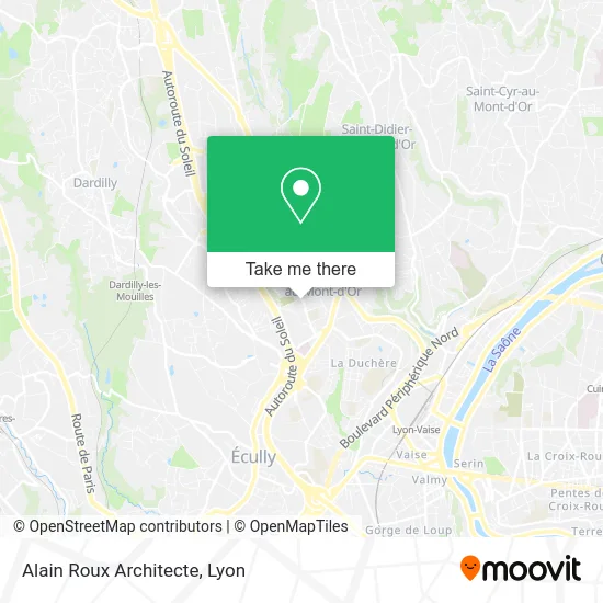 Mapa Alain Roux Architecte