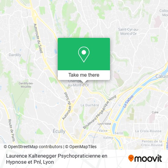 Mapa Laurence Kaltenegger Psychopraticienne en Hypnose et Pnl