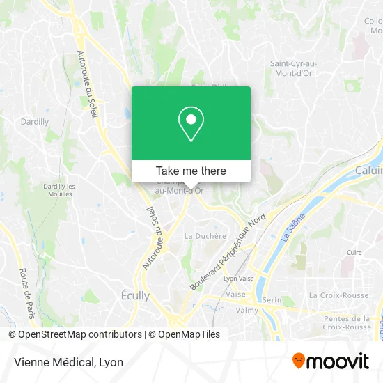 Vienne Médical map