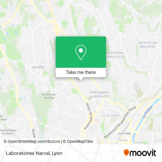 Laboratoires Narval map