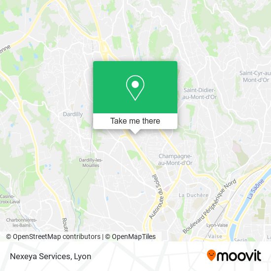 Nexeya Services map