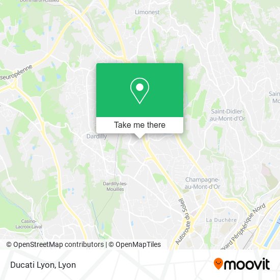 Ducati Lyon map