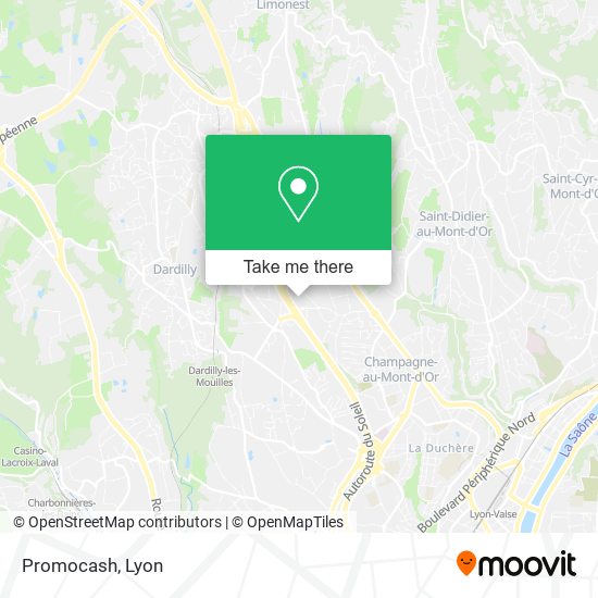 Promocash map