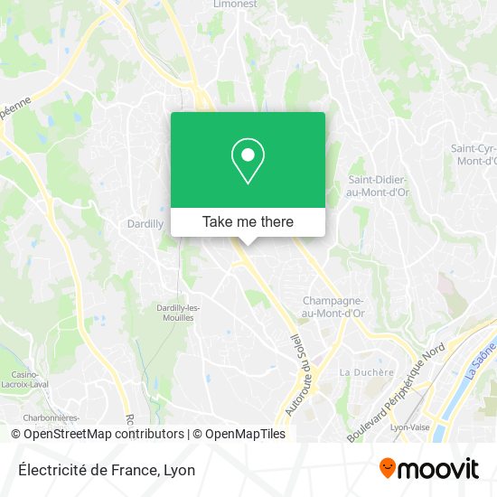 Électricité de France map