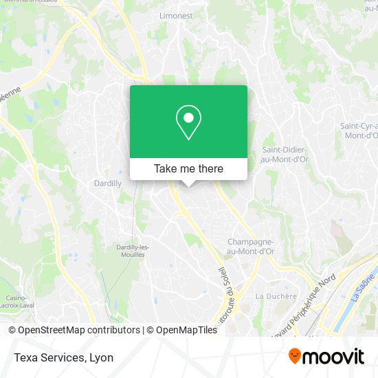 Texa Services map