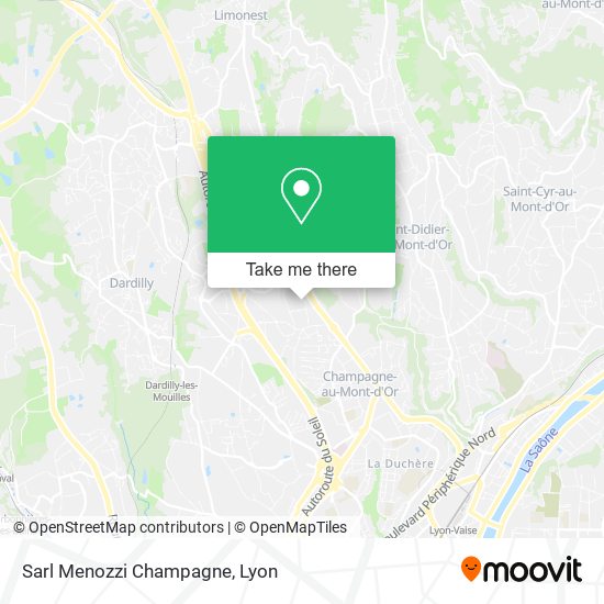 Sarl Menozzi Champagne map