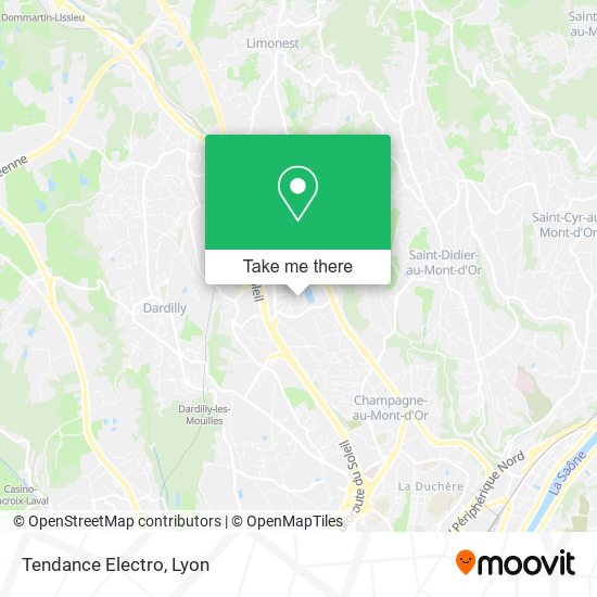 Tendance Electro map