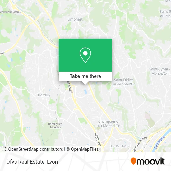 Ofys Real Estate map