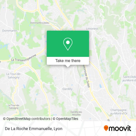 De La Roche Emmanuelle map