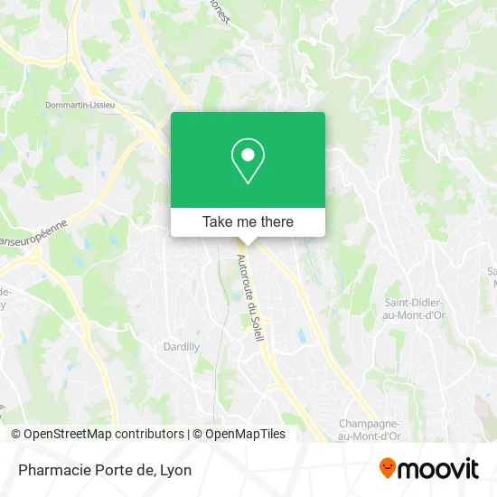 Pharmacie Porte de map