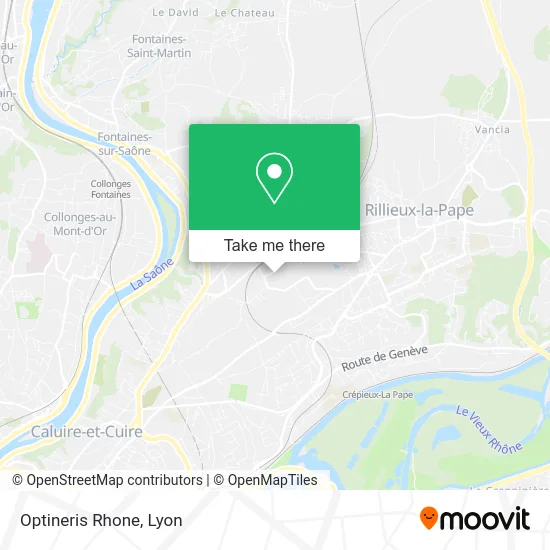 Optineris Rhone map