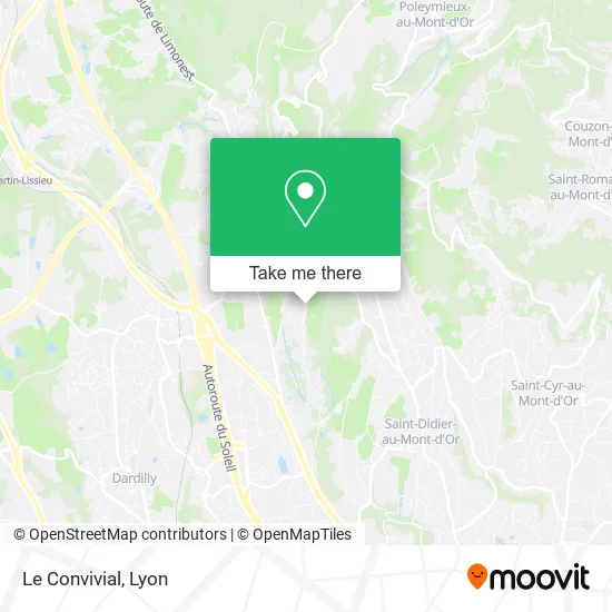 Le Convivial map