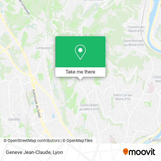 Geneve Jean-Claude map