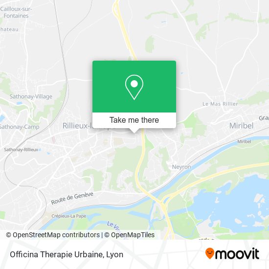 Officina Therapie Urbaine map