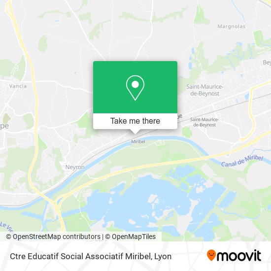 Ctre Educatif Social Associatif Miribel map