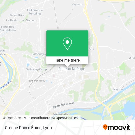 Crèche Pain d'Épice map