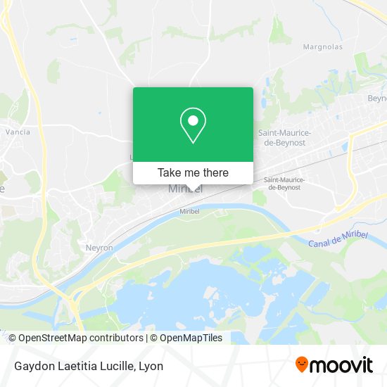 Gaydon Laetitia Lucille map