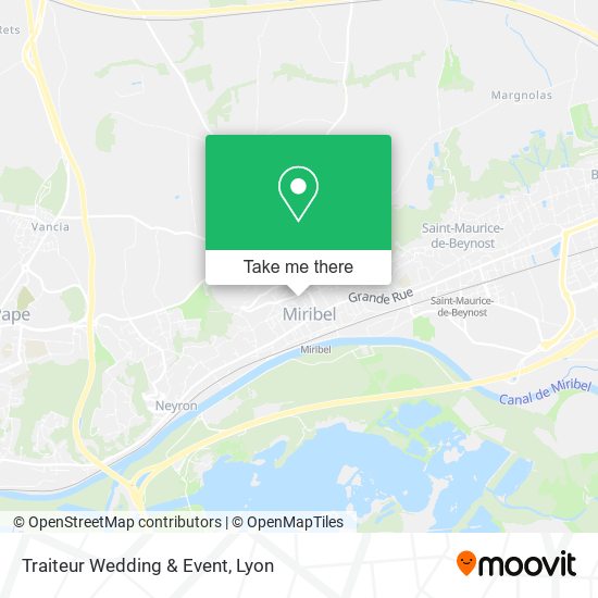 Traiteur Wedding & Event map