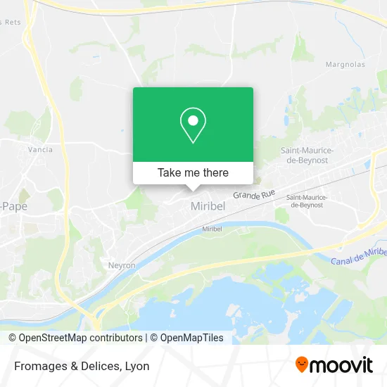 Fromages & Delices map