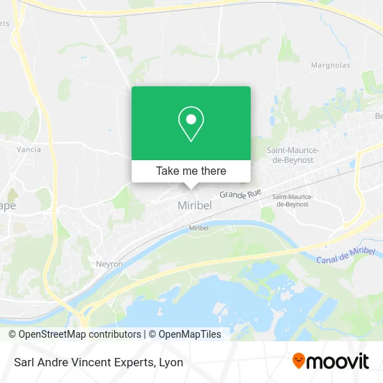 Sarl Andre Vincent Experts map