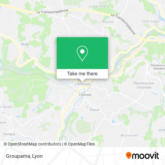 Groupama map