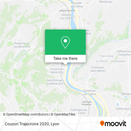 Mapa Couzon Trajectoire 2020