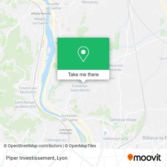 Mapa Piper Investissement