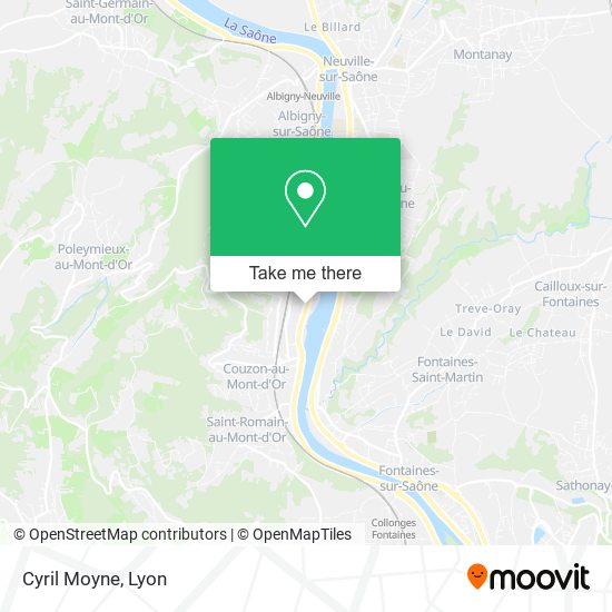 Mapa Cyril Moyne