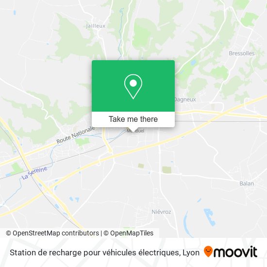 Mapa Station de recharge pour véhicules électriques