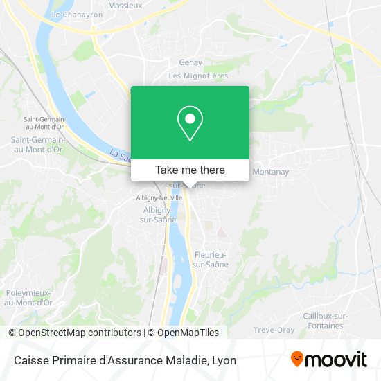 Mapa Caisse Primaire d'Assurance Maladie