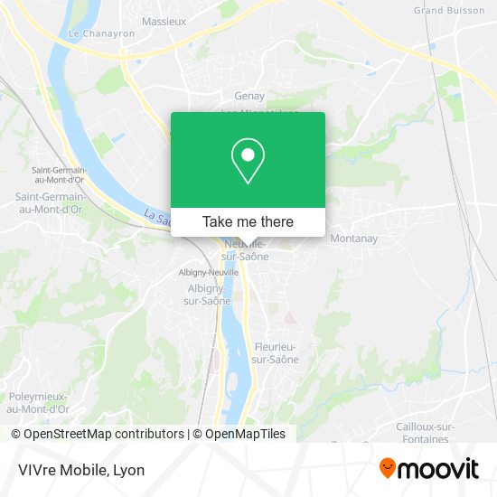 VIVre Mobile map