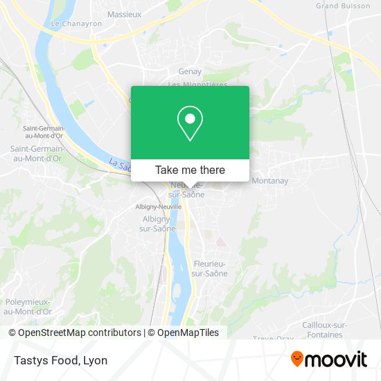 Tastys Food map