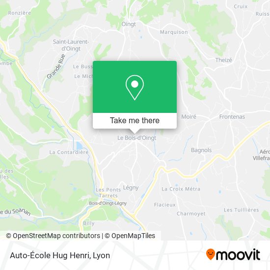 Auto-École Hug Henri map