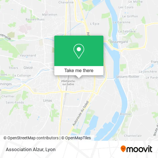 Association Alzur map