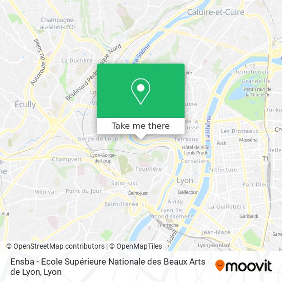Ensba - Ecole Supérieure Nationale des Beaux Arts de Lyon map