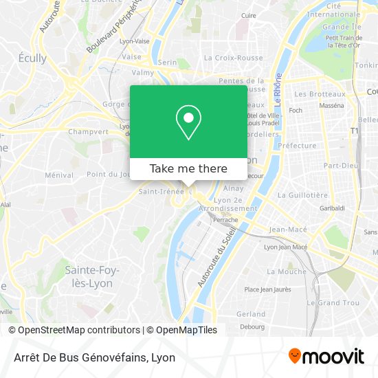 Arrêt De Bus Génovéfains map