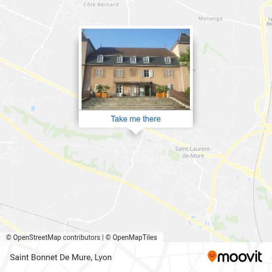 Saint Bonnet De Mure map