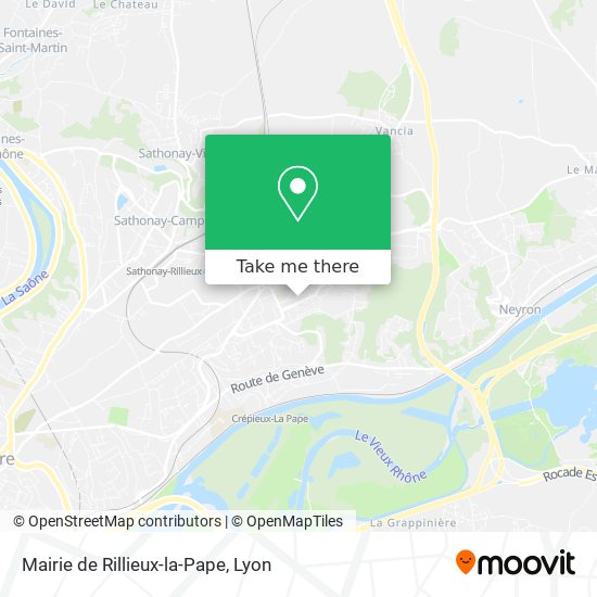 Mairie de Rillieux-la-Pape map