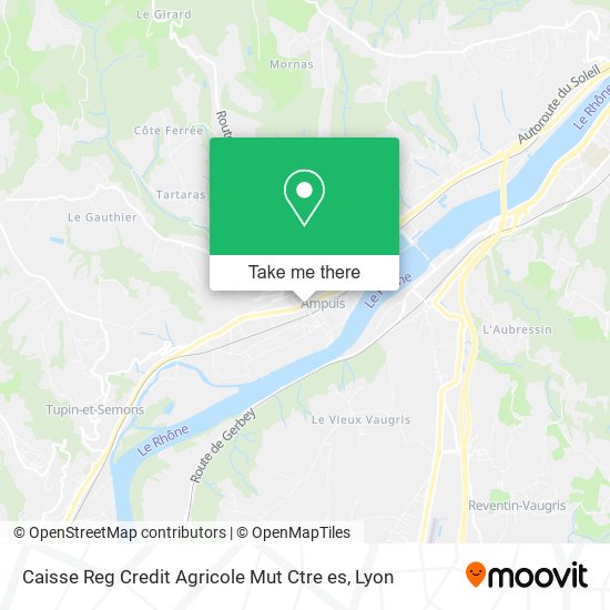 Mapa Caisse Reg Credit Agricole Mut Ctre es