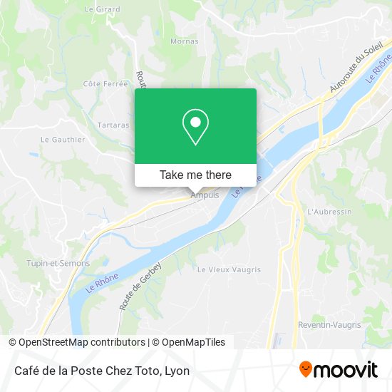 Café de la Poste Chez Toto map