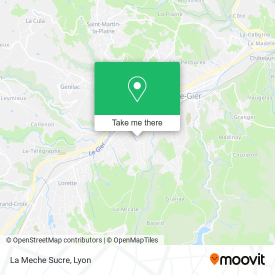 La Meche Sucre map