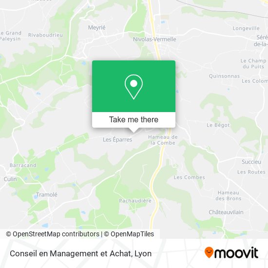 Conseil en Management et Achat map