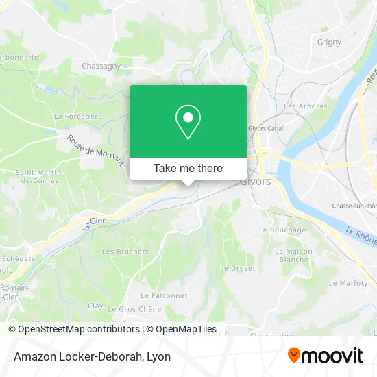 Amazon Locker-Deborah map