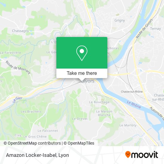 Mapa Amazon Locker-Isabel