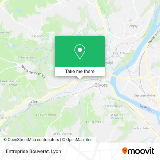 Entreprise Bouverat map