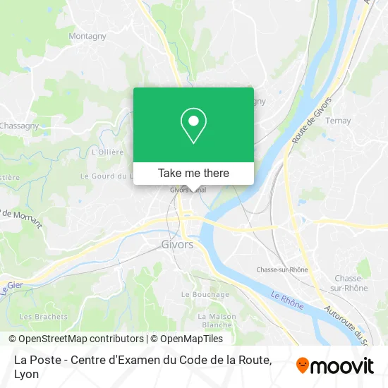 La Poste - Centre d'Examen du Code de la Route map