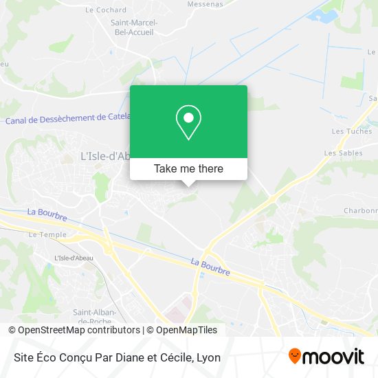 Site Éco Conçu Par Diane et Cécile map