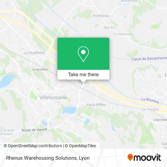 Rhenus Warehousing Solutions map