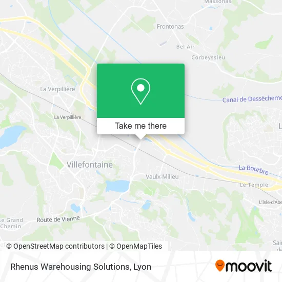 Rhenus Warehousing Solutions map