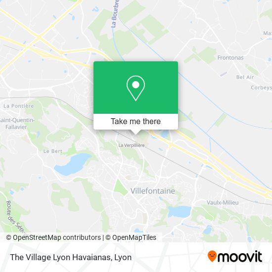 The Village Lyon Havaianas map